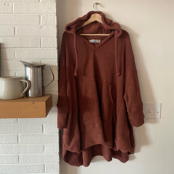 Free People Beach Carina Poncho Size M/L